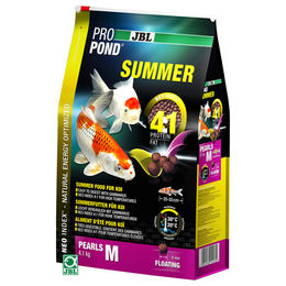 Produktbild von JBL ProPond Summer M Fischfutter für den Teich mit Lachs, Garnele und Gammarus 4,1 kg - 4,1 kg