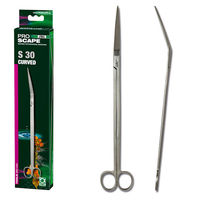 Produktbild von JBL ProScape Tool S 30 curved gewinkelte Trimmschere aus Edelstahl für die Aquarien-Pflanzenpflege