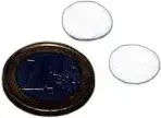 Produktbild von JBL ProSilent 100 Ersatzfilter Filtermedien für Fisch Aquarien Weiß 2er Pack