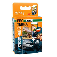 Produktbild von JBL Proterra Calcium Powder Mineralien-Ergänzungsfutter für Reptilien wie Echsen und Schildkröten 2 x 25ml - 2 x 25 ml