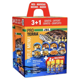 JBL ProTerra Turtle Menu Sortiment für Sumpfschildkröten 4 x 250 ml - 4 x 250 ml – Bild 1 von 5