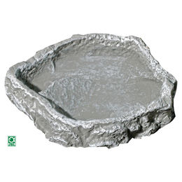 JBL ReptilBar Futter Trink und Badenapf für Echsen aus Kunstharz Grau Größe L - 1 Stk. – Bild 1 von 5