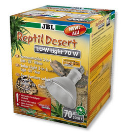 JBL ReptilDesert L-U-W Light alu 70 Watt Metalldampfstrahler für Wüstenterrarien – Bild 1 von 5