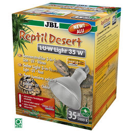 JBL ReptilDesert L-U-W Light Alu UVB-Kompaktlampe für Reptilien 35 Watt – Bild 1 von 3