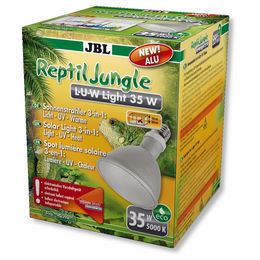 JBL ReptilJungle L-U-W Light Alu Breitstrahler für Reptilien und Echsen 35 Watt Silber – Bild 1 von 4