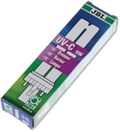 JBL UV-C Brenner Ersatzlampe für Fisch-Aquarium Wasserklärer 5 W - 5 Stk. – Bild 1 von 4