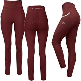 Produktbild von JD Attack Cathrine Reitleggings Damen Full Grip Rot