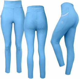 Produktbild von JD Attack Catty Reithose für Mädchen mit Full Grip in Blau