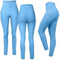 Produktbild von JD Attack Catty Reithose für Mädchen mit Full Grip in Blau