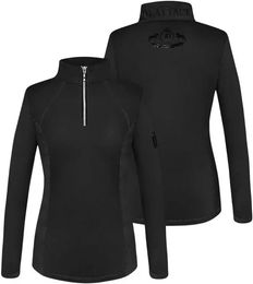 Produktbild von JD Attack Cecile Reitshirt für Damen in Beige oder Schwarz
