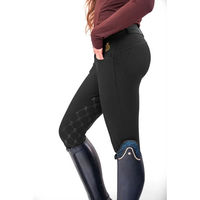 Produktbild von JD Attack Cilla Reitleggings Damen Full Grip Schwarz XS