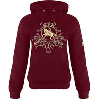Produktbild von JD Attack Hoodie Damen Blau Rot aus Baumwolle Größe XS