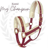 Produktbild von JD Attack My Champion Pferdehalfter aus Plüsch in Rot Größe M