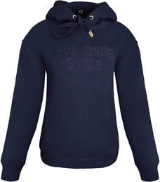 Produktbild von JD Attack Riding Hoodie Damen Blau Baumwolle Größe M