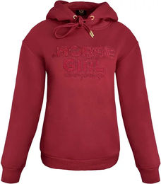 Produktbild von JD Attack Riding Sweatshirt Damen Hoodie aus Baumwolle Rot Grösse M