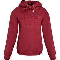 Produktbild von JD Attack Riding Sweatshirt Damen Hoodie aus Baumwolle Rot Größe S