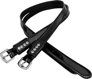 Produktbild von JD Attack Shiny Sporenbänder aus Leder in Schwarz