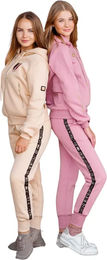 Produktbild von JD Attack Sonya Jogginghose für Damen aus Baumwolle in Beige Größe XS