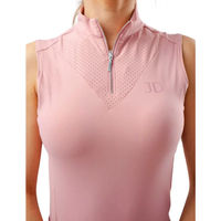 Produktbild von JD Attack Stella Reitshirt für Damen ärmellos aus Nylon in Rosa Größe M