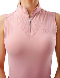 Produktbild von JD Attack Stella Reitshirt für Damen ärmellos Sommer Rosa Größe L