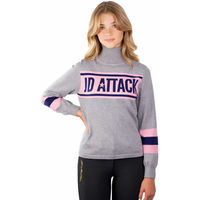 Produktbild von JD ATTACK Zenya Rollkragenpullover Damen Grau Polyester