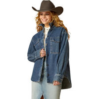 Produktbild von Jeansjacke Ariat für Damen aus Baumwolle Blau Größe M