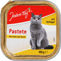 Produktbild von Jeden Tag Feine Pastete Geflügel Katzenfutter 100g