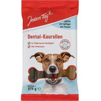 Produktbild von Jeden Tag Hund Dental-Kaurollen Geflügel ohne Zucker 275g