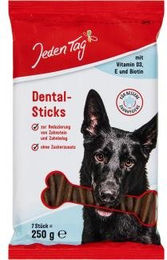 Jeden Tag Hund Dental-Sticks Zahnpflege-Snack Geflügel ohne Zucker Adult 250g – Bild 1 von 3