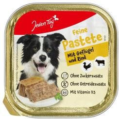 Jeden Tag Hund Feine Pastete Geflügel und Rind Adult 300g – Bild 1 von 1