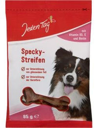 Jeden Tag Hundesnack Specky-Streifen mit Schwein für Adult 85g – Bild 1 von 3