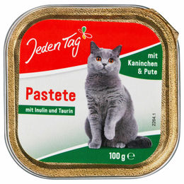 Jeden Tag Katze Feine Pastete Kaninchen und Pute 100g – Bild 1 von 1