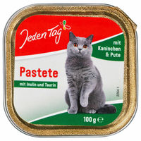 Produktbild von Jeden Tag Katze Feine Pastete Kaninchen und Pute 100g