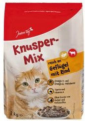 Produktbild von Jeden Tag Katze Knusper-Mix Adult Geflügel mit Rind 2000g
