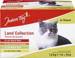 Produktbild von Jeden Tag Katze Land Collection Fleisch-Variationen Adult 1200g