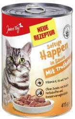 Produktbild von Jeden Tag Katzen Nassfutter Adult Saftige Happen Truthahn in Sauce 420g