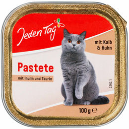 Jeden Tag Katzen Pastete Kalb und Huhn 100g – Bild 1 von 1