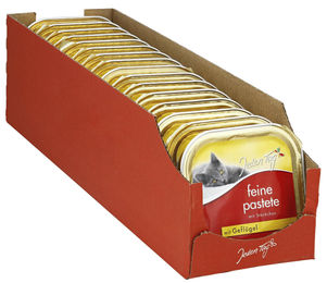 Jeden Tag Katzenfutter Feine Pastete mit Geflügelstücken für erwachsene Katzen 16 x 100 g – Bild 1 von 3