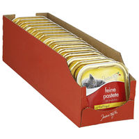 Produktbild von Jeden Tag Katzenfutter Feine Pastete mit Geflügelstücken für erwachsene Katzen 16 x 100 g