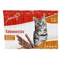 Produktbild von Jeden Tag Katzensticks Pute und Leber Crunchy Leckerli für erwachsene Katzen 50g
