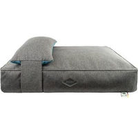 Produktbild von Jeggo Hundekissen Grenoble Grau mit Memory Foam für kleine Hunde Größe S