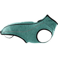 Produktbild von Jeggo Hundemantel New York Polarfleece-Jacke Winter Blau Türkis 48 cm