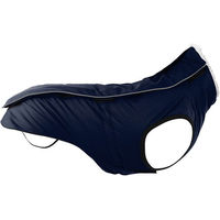 Produktbild von Jeggo Hundemantel Paris Wintermantel aus Fleece in Blau wasserdicht 36 cm