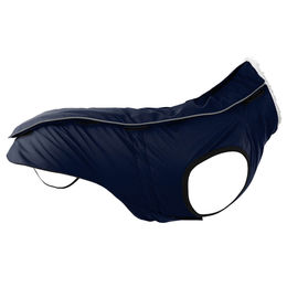 Jeggo Hundemantel Paris Wintermantel aus Fleece wasserabweisend Blau 52 cm – Bild 1 von 3