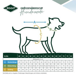 Produktbild von Jeggo Hundemantel Stockholm Fleece wasserdicht Winter 42 cm