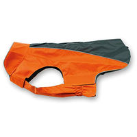 Produktbild von JEGGO Hundemantel Wasserdicht Allwetter Regenjacke aus Ripstop Material Anthrazit Orange Größe L