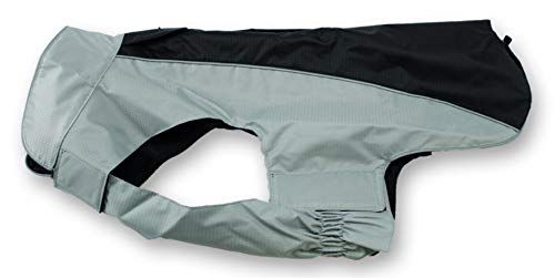 JEGGO Hundemantel Wasserdicht Ripstop Regenjacke für Hunde Schwarz/Grau Größe L – Bild 1 von 1