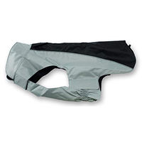 Produktbild von JEGGO Hundemantel Wasserdicht Ripstop Regenjacke für Hunde Schwarz/Grau Größe L