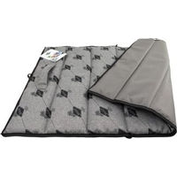 Produktbild von JEGGO Hundematte Cannes grau rollbar mit Tragegriff und wasserabweisender Oberfläche Größe L