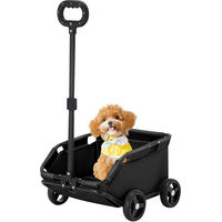 Produktbild von JEOBEST Mini Hundebuggy und Katzenbuggy aus Oxford-Gewebe Schwarz Größe S
